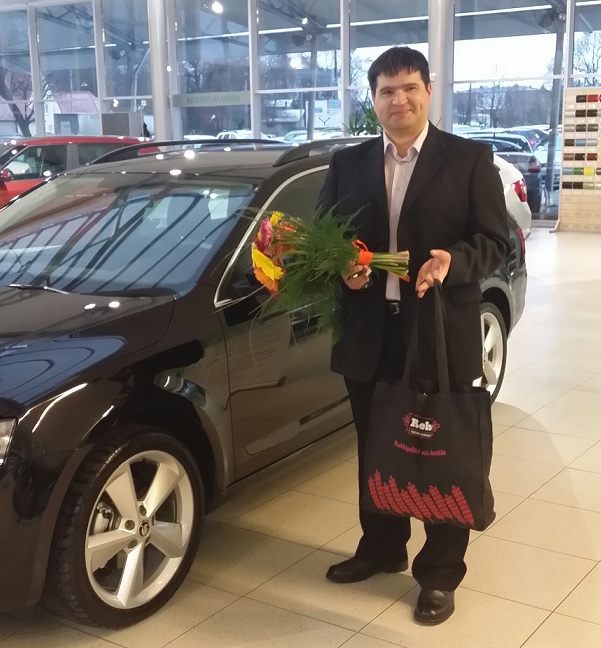 Rehe võitja autoga